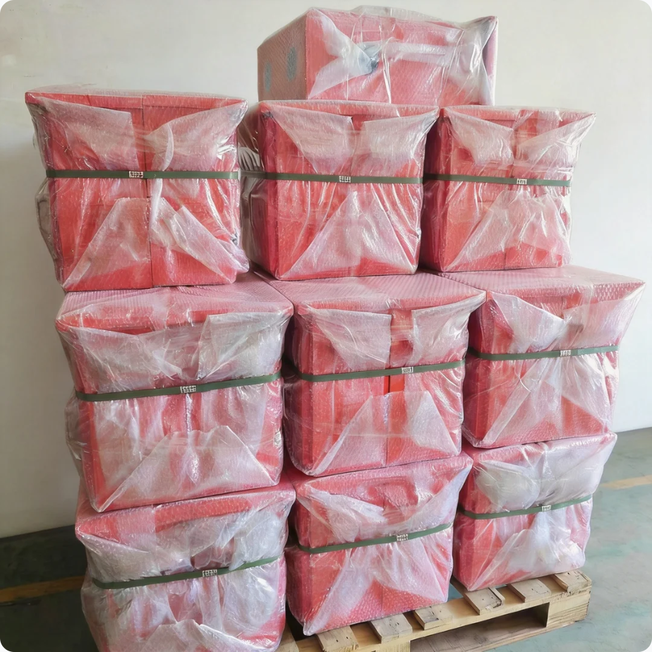 Оранжевые распределительные коробки производства Ouyue Factory собираются экспортировать в США.