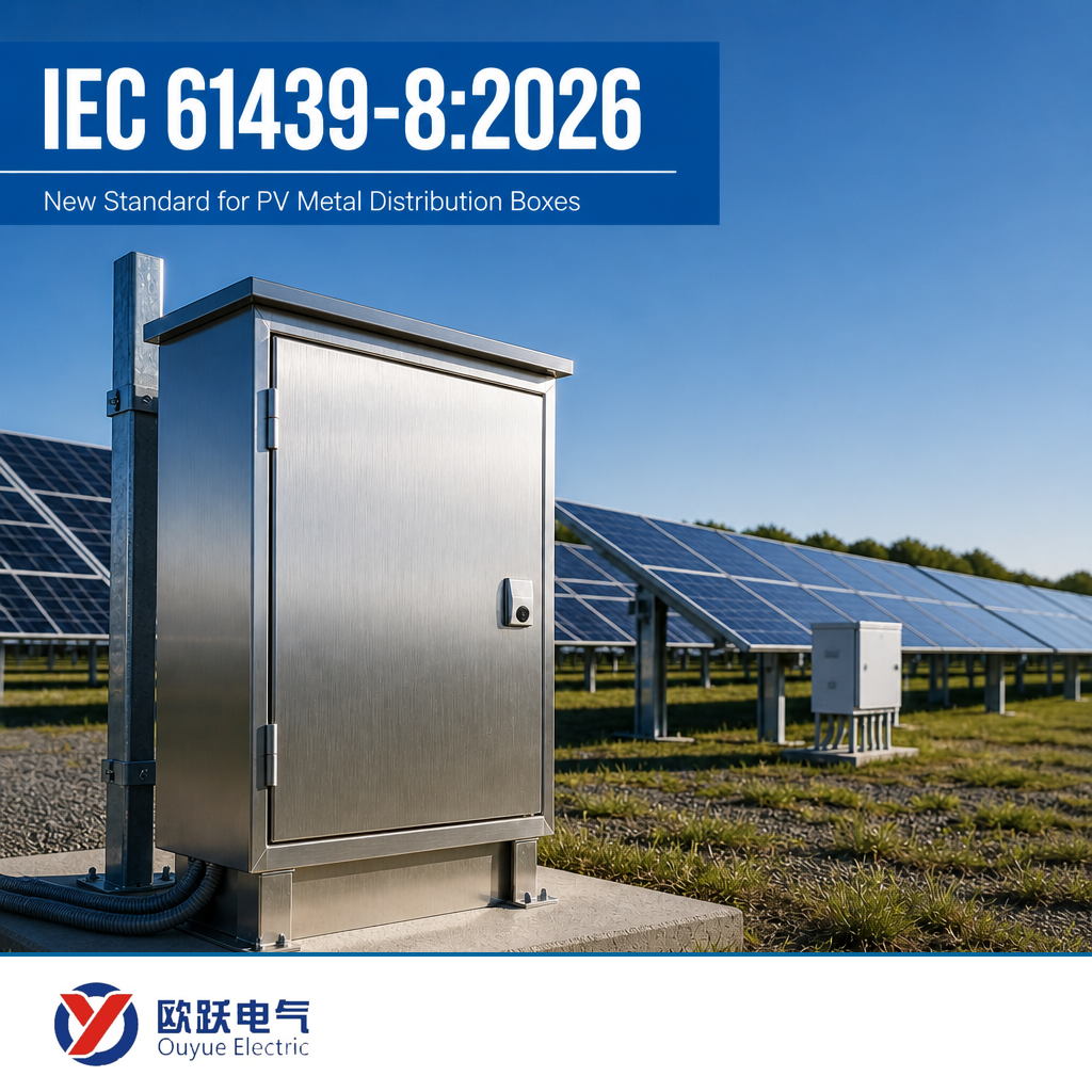 Новые правила IEC 61439-8:2026 для фотоэлектрических металлических распределительных коробок