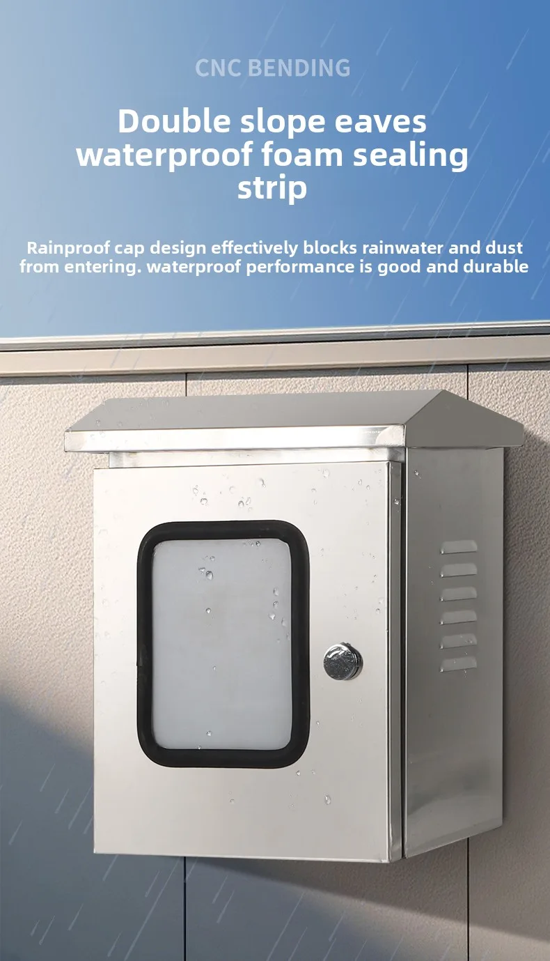 Stainless Steel Double-Door Box For Indoor and Outdoor Doors